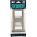 SKANDY Рамка 2-местная SK-F02Sh шампань IEK