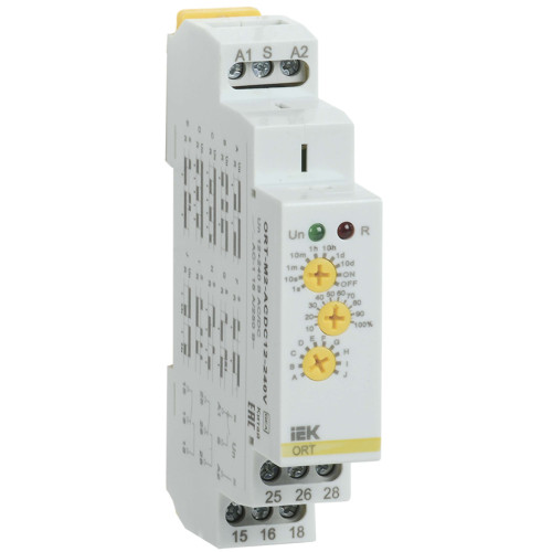Реле времени ORT многофункциональное 2 контакта 12-240В AC/DC IEK
