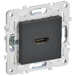 SKANDY Розетка HDMI SK-H01G графит IEK
