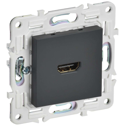 SKANDY Розетка HDMI SK-H01G графит IEK