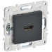 SKANDY Розетка HDMI SK-H01G графит IEK