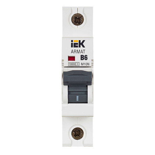 ARMAT Автоматический выключатель M10N 1P B 6А IEK