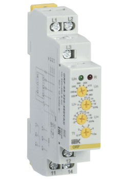 Реле контроля фаз ORF-05 трехфазное 220-460В AC IEK