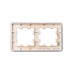 BRITE Рамка 2-местная РУ-2-2-Бр стекло дымчатый RE IEK BRITE Рамка 2-местная РУ-2-2-Бр стекло дымчатый RE IEK