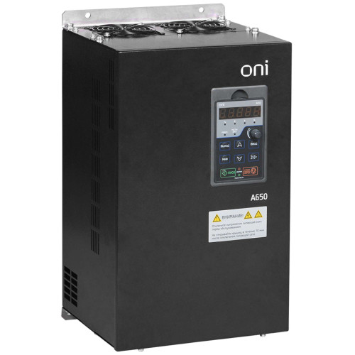 Преобразователь частоты A650 380В 3Ф 45kW 91А со встроенным тормозным модулем ONI