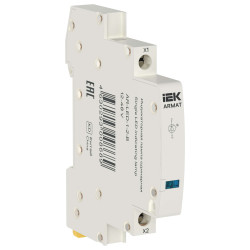 ARMAT Лампа индикаторная одинарная LED 12-48В AC/DC голубая IEK