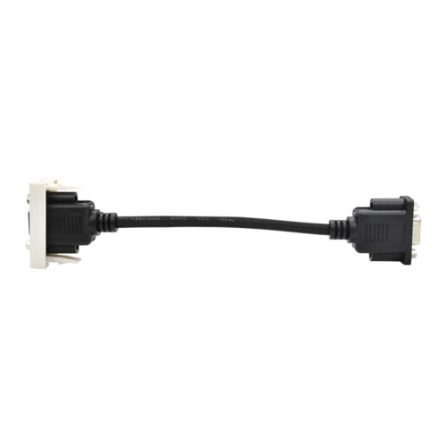 PRIMER РКМ-10-20-П Розетка мультимедийная VGA M/M (1 модуль) белая IEK