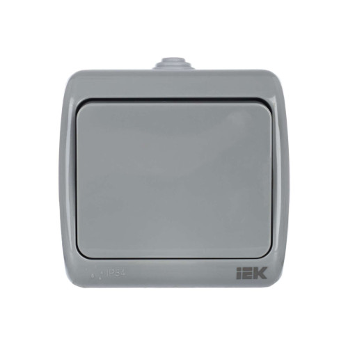 AQUATIC Выключатель 1-клавишный для открытой установки 10А IP54 ВС-20-1-0-А IEK
