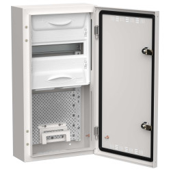 TITAN 5 Корпус комбинированный ЩРн-12 (1х36) 585х310х140мм IP30 белый IEK
