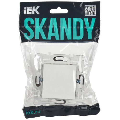 SKANDY Заглушка с суппортом SK-C01W арктический белый IEK