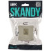 SKANDY Розетка компьютерная RJ45 кат.6 SK-K02B бежевый IEK SKANDY Розетка компьютерная RJ45 кат.6 SK-K02B бежевый IEK