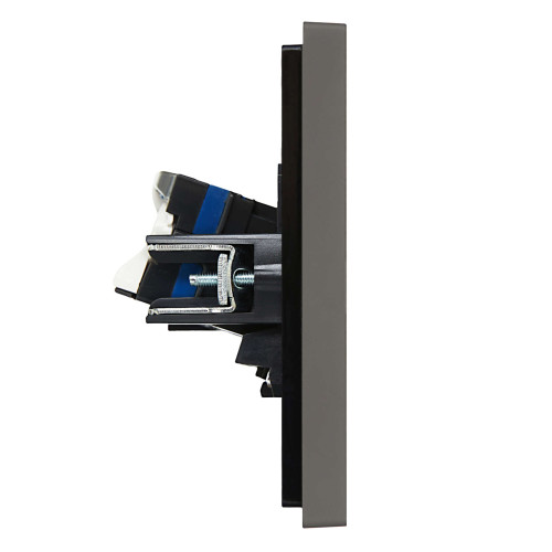 FORTE&PIANO Розетка компьютерная двойная RJ45 кат.6 FP334 серый IEK