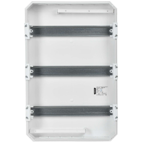 Корпус пластиковый ЩРВ-П-36 черная прозрачная дверь IP41 GENERICA
