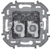 INSPIRIA Розетка компьютерная двойная RJ45 категория 5Е UTP слоновая кость