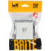 BRITE Розетка телефонная RJ11 РТ10-БрБ белый IEK BRITE Розетка телефонная RJ11 РТ10-БрБ белый IEK