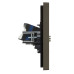 FORTE&PIANO Розетка двойная TV+RJ45 кат.6 FP337 серый IEK FORTE&PIANO Розетка двойная TV+RJ45 кат.6 FP337 серый IEK