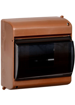 KREPTA 3 Корпус пластиковый КМПн 2/6 IP30 дуб IEK