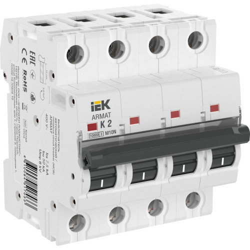 ARMAT Автоматический выключатель M10N 4P K 2А IEK