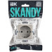 SKANDY Розетка с заземлением без защитных шторок 16А SK-R05Sh шампань IEK SKANDY Розетка с заземлением без защитных шторок 16А SK-R05Sh шампань IEK