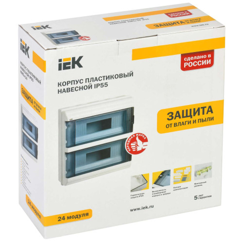 KREPTA 5 Корпус пластиковый КМПн-24 IP55 IEK