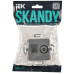 SKANDY Розетка двойная TV+RJ45 кат.5E SK-A14Gr серый IEK SKANDY Розетка двойная TV+RJ45 кат.5E SK-A14Gr серый IEK