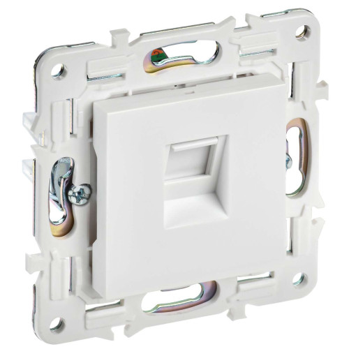 SKANDY Розетка компьютерная RJ45 кат.5E SK-K01W арктический белый IEK