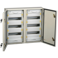PRO Корпус металлический ЩРн-2х36з-1 У2 IP54 IEK