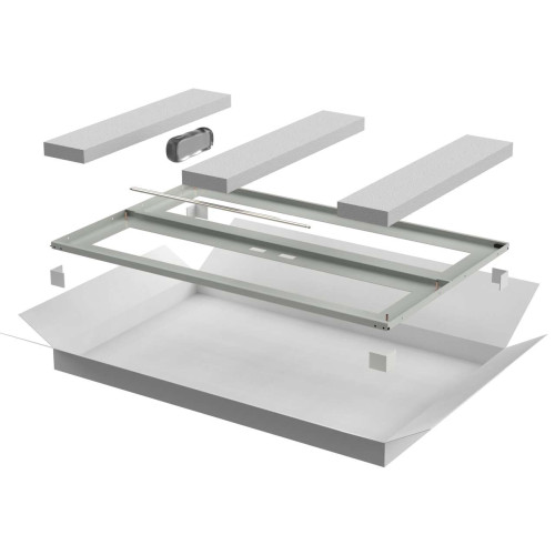 ITK LINEA N Дверь перфорированная двустворчатая 800мм шкафа 42U серая