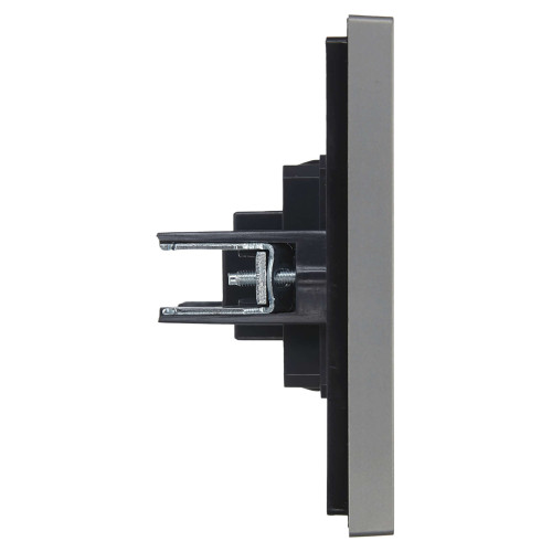 FORTE&PIANO Розетка HDMI FP540 сталь IEK