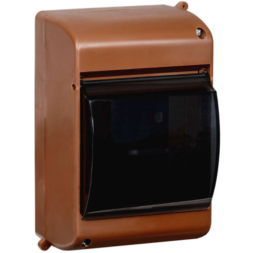 KREPTA 3 Корпус пластиковый КМПн 2/4 IP30 дуб IEK