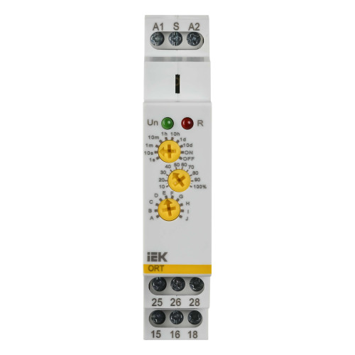 Реле времени ORT многофункциональное 2 контакта 12-240В AC/DC IEK