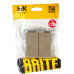 BRITE Выключатель жалюзи 10А ВС10-1-5-БрШ шампань IEK BRITE Выключатель жалюзи 10А ВС10-1-5-БрШ шампань IEK