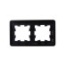 BRITE Рамка 2-местная РУ-2-2-Бр стекло черный RE IEK BRITE Рамка 2-местная РУ-2-2-Бр стекло черный RE IEK