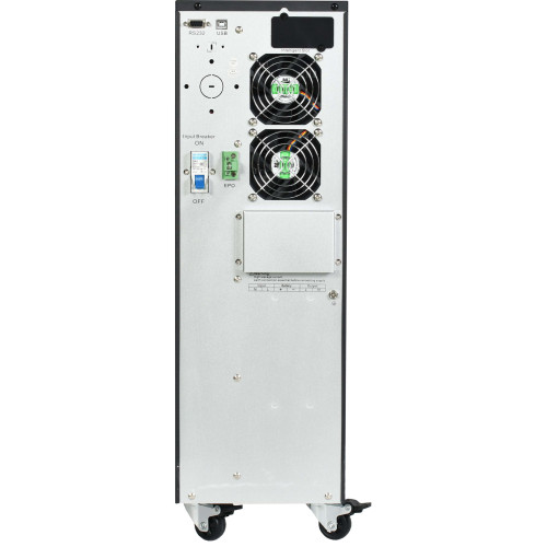 ITK ELECTRA OT ИБП однофазный онлайн 6кВА/6кВт LCD дисплей 192-240VDC клеммная колодка c АКБ 16х7AH USB EPO RS232 SNMP слот Tower