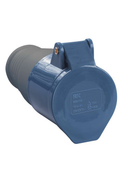 Розетка переносная ССИ-223 2P+PE 32А 200-250В IP44 IEK