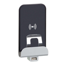 ETIKA Беспроводное зарядное устройство Qi 5В с USB A 5В белый