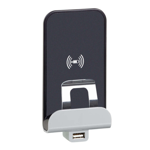 ETIKA Беспроводное зарядное устройство Qi 5В с USB A 5В слоновая кость