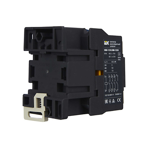 Контактор КМИ-11210 12А 230В/АС3 1NO IEK