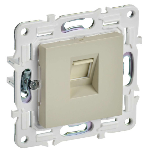 SKANDY Розетка компьютерная RJ45 кат.6 SK-K02B бежевый IEK