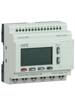 Логическое реле PLR-S. CPU1206(R) 220В AC с экраном ONI