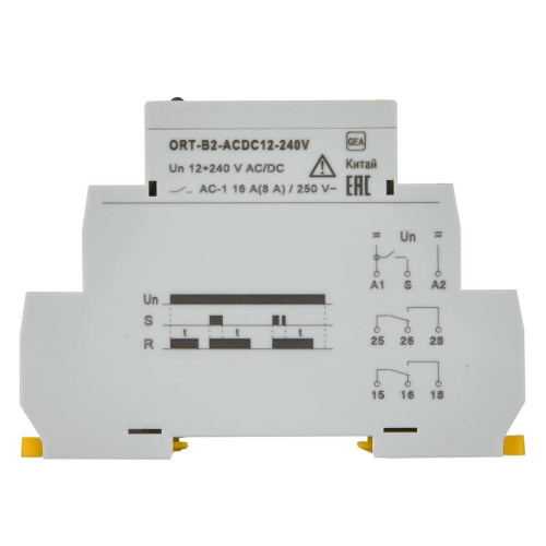Реле задержки выключения ORT 2 контакта 12-240В AC/DC IEK
