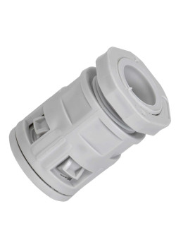 ELASTA Муфта вводная для гофрированных труб MVN20 IP40 серая IEK