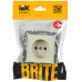 BRITE Розетка 1-местная без заземления с защитными шторками 10А РСш10-2-БрКр бежевый IEK BRITE Розетка 1-местная без заземления с защитными шторками 10А РСш10-2-БрКр бежевый IEK