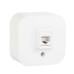 QUTEO Розетка для открытой установки компьютерная RJ45 кат.5E UTP белый