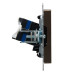 BRITE Розетка компьютерная RJ45 кат.6 РК11-БрТБ темная бронза IEK BRITE Розетка компьютерная RJ45 кат.6 РК11-БрТБ темная бронза IEK