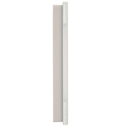 BRITE Рамка 1-местная РУ-1-2-Бр стекло белый матовый IEK