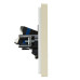 FORTE&PIANO Розетка компьютерная двойная RJ45 кат.6 FP434 ваниль IEK