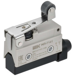 Микропереключатель концевой МП-7141 укороченный рычаг с роликом IP64 IEK