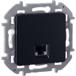 INSPIRIA Розетка компьютерная RJ45 категория 5Е UTP антрацит