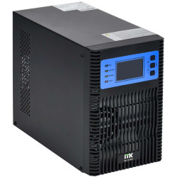 ITK ELECTRA OT ИБП однофазный онлайн 1кВА/1кВт LCD дисплей 36VDC 4хС13 без АКБ с регулируемым зарядным устройством USB EPO RS232 SNMP слот Tower